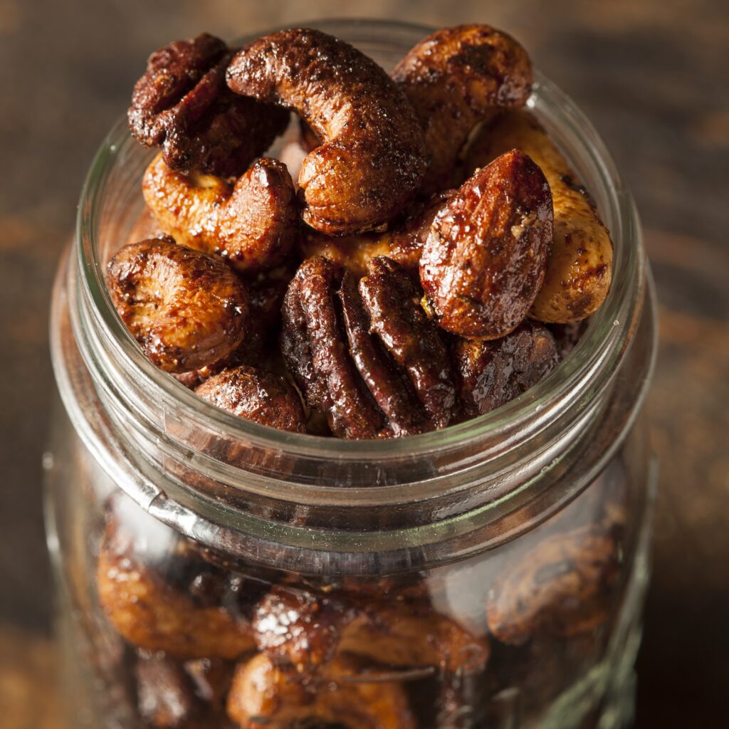 caramelised nuts