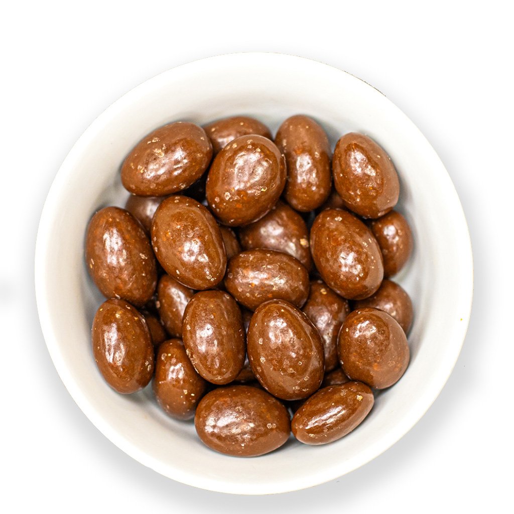 candy nuts chocolate coated almond nuts